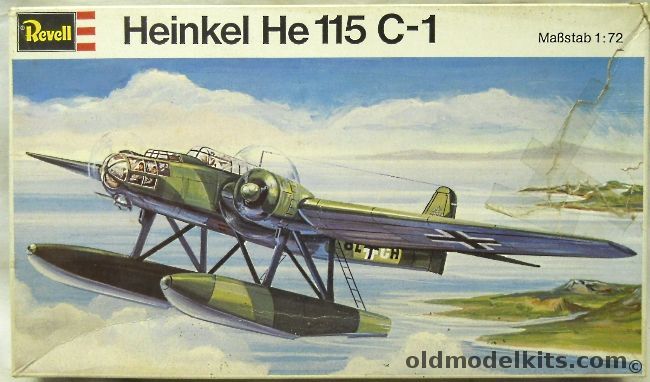 Revell 1/72 Heinkel He-115 C-1 - 3/Ku.Fl.Gr 106 Luftflotte 2 France Late 1940 Night Operations / 1/Ku.Fl.Gr 906 Luftflotte 5 Pori Finland 1942, H241 plastic model kit